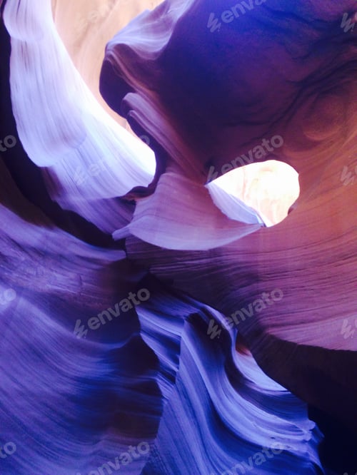 Preview: Beautiful textures of Antelope Canyon, Arizona, the USA