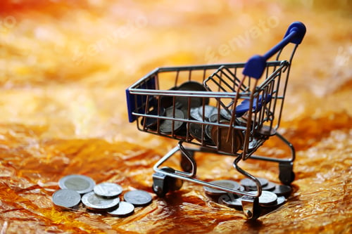 Preview: Coins in cart