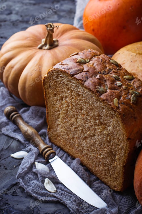 Preview: Homemade pumpkin bread