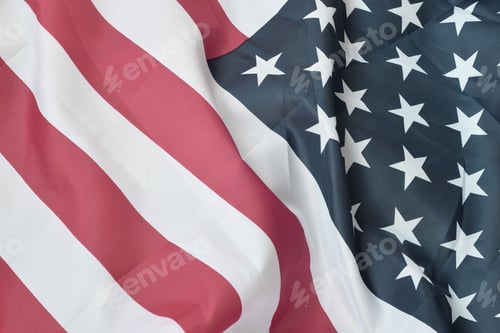 Preview: American Flag Background with Stars and Stripes