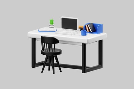 Preview: Minimalist Office Setup