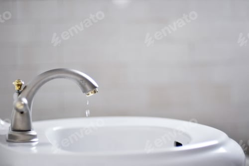 Preview: Vintage tape water plumbing sink