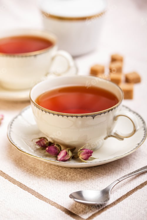 Preview: Tea in vintage cup