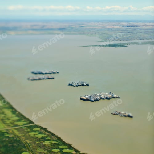Preview: Aerial View of Military Ships