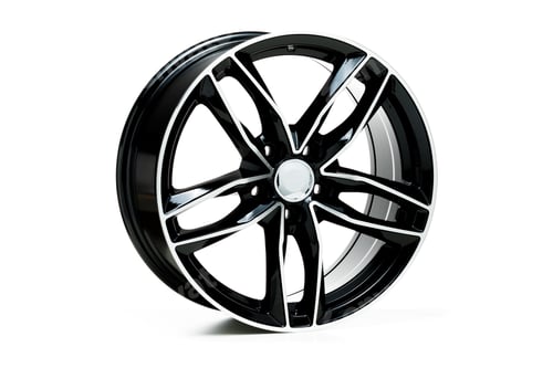 Preview: Alloy wheel isolated on white background
