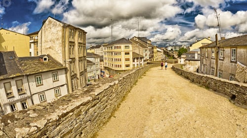 Preview: Roman City Walls of Lugo, Spain