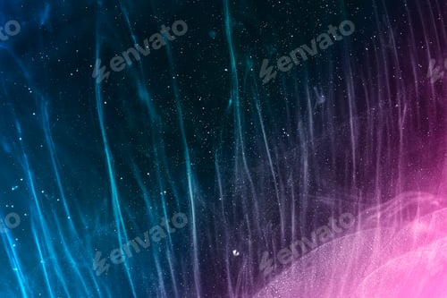 Preview: abstract space background, colorful lights and galaxy