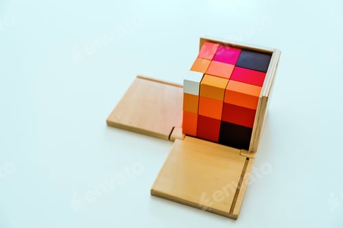 Preview: In montessori alternative education pedagogy special materials are used to guide the student