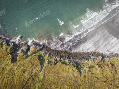 Preview: Aerial view over Glenbrittle, Isle of Skye, Scotland