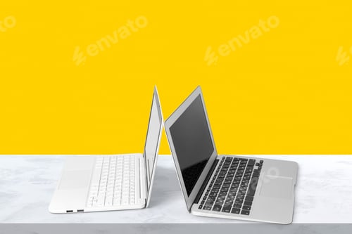 Preview: workspace with modern laptop