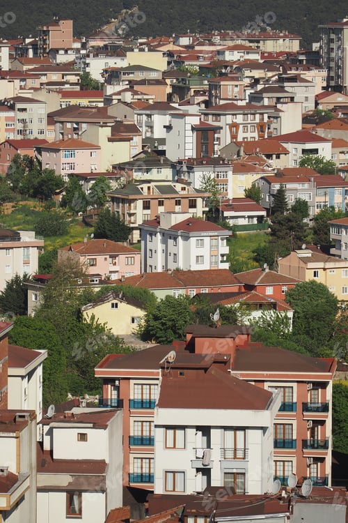 Preview: Diverse residential architecture in urban landscape
