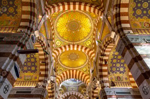 Preview: Notre Dame De La Garde cathedral church in Marseille - France