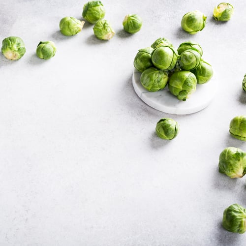 Preview: Background with Brussels sprouts