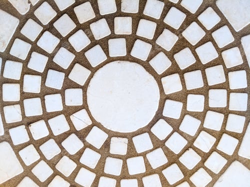 Preview: White Tile Mosaic Pattern
