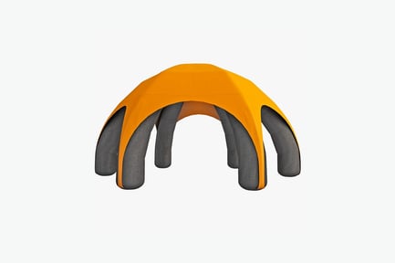 Preview: Segmented dome structure with six panels