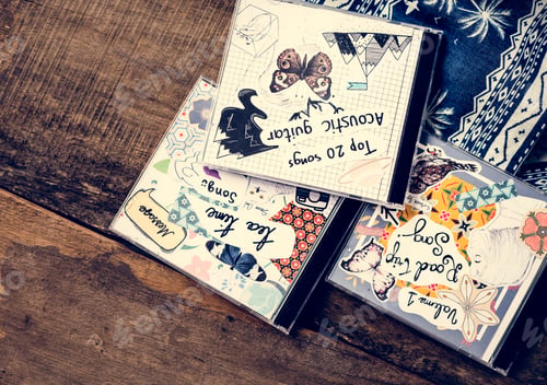 Preview: CD collection of different song albums