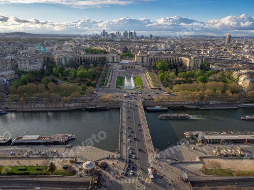 Preview: Stunning aerial view of the iconic Paris city