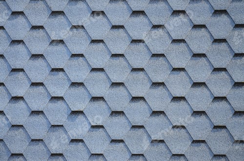 Preview: Modern roofing and decoration of chimneys. Flexible bitumen or slate shingles