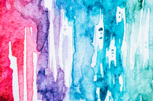 Preview: abstract textured background with colorful watercolor strokes