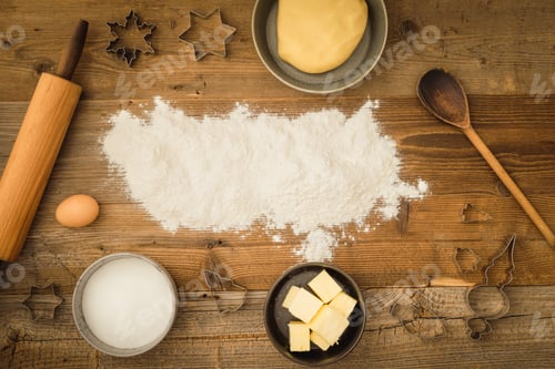 Preview: Basic baking ingredients