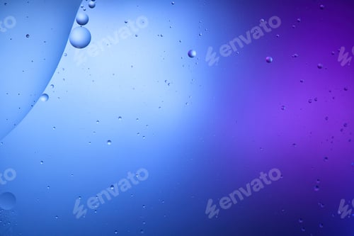 Preview: Beautiful abstract blue and purple color background from mixed water and oil