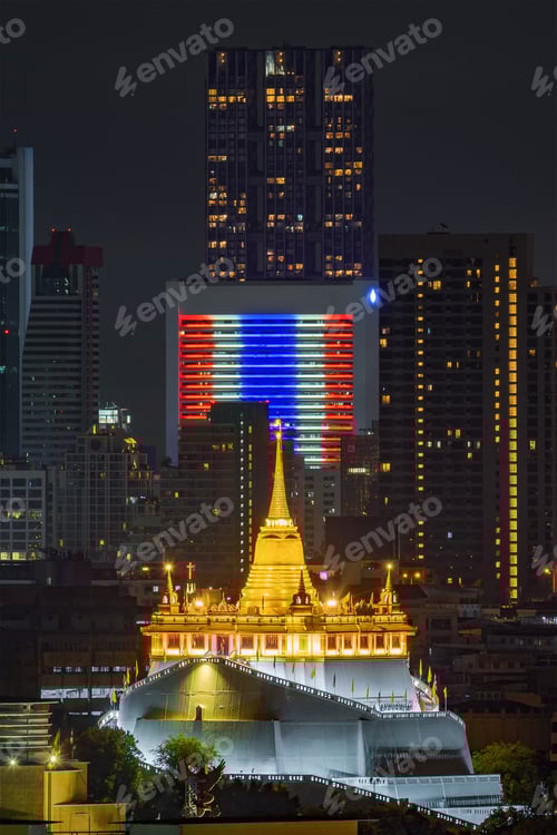 Preview: Bangkok Downtown. Thailand. Financial district and business in urban city in Asia.