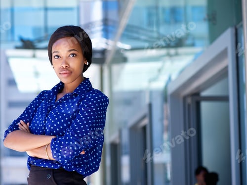 Preview: Confident african business woman