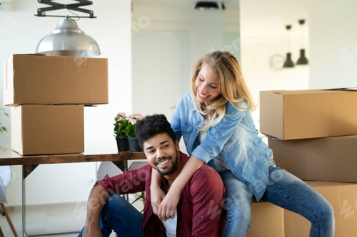Preview: Couple enjoying their new luxurious home