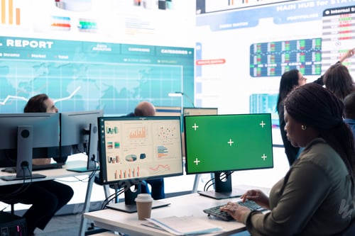 Preview: Sales manager examining success and efficiency metrics within the firm