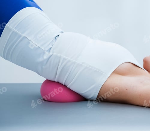 Preview: Woman during pilates exercises for the back