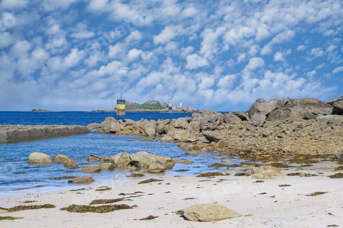 Preview: Roscoff, in Brittany, chapel and lighthouse