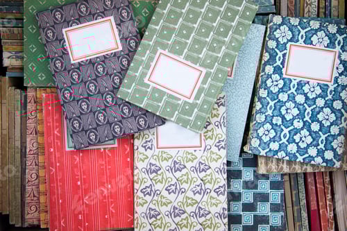 Preview: Old colorful vintage books