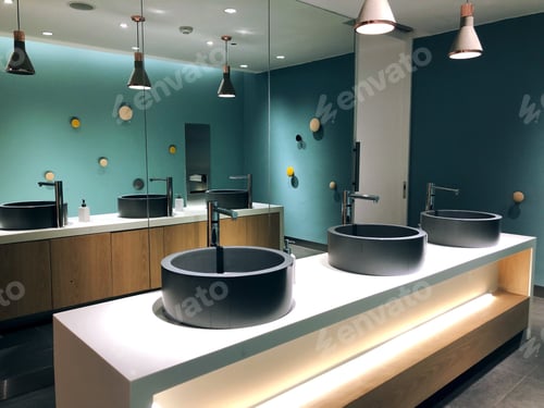 Preview: Restroom interior