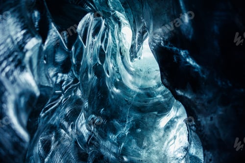 Preview: Vatnajokull icebergs rocks inside caves