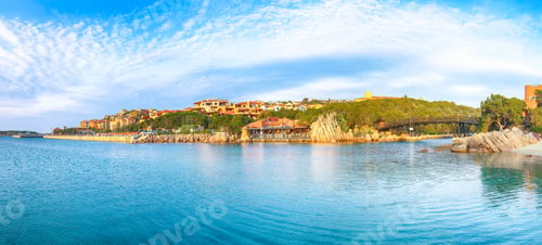 Preview: Panoramic view of Porto Cervo at sunset