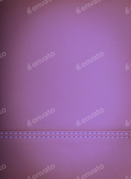 Preview: Purple Fabric Texture with Stitches Close Up