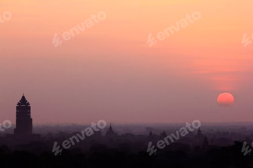 Preview: Morning sunrise at Bagan.