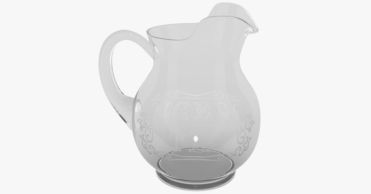 Glass pitcher with