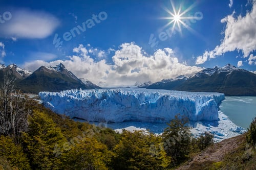 Preview: The Perito Moreno Glacier - a glacier located in the Los Glaciares National Park in southwest Santa