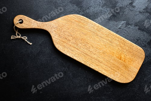 Preview: Cutting Board Or Serving Dishes Kitchen Original Form Handmade Organic Craft Wood On The Table Top