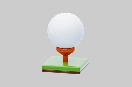 Preview: Golf ball on tee