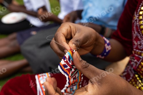 Preview: Kenya Hand Made Bracelets Beads Details Texture Patterns Shapes Symmetry