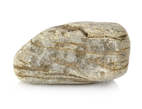 Preview: Grey granite stone isolated