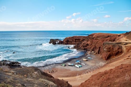 Preview: Beautiful landscape of Lanzarote Island