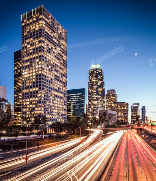 Preview: Los Angeles, California, USA Skyline.