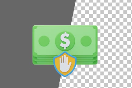 Preview: Counterfeit Money Prevention 3D Icon