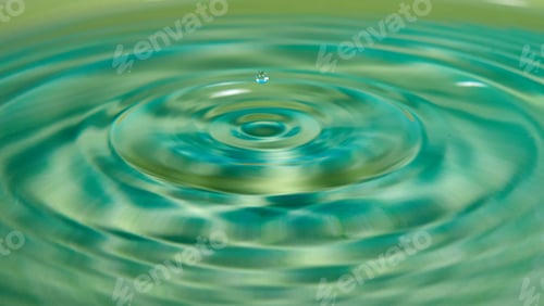 Preview: Drop of water or fluid created a ripple