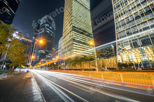 Preview: futuristic urban buildings