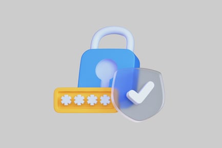 Preview: Security lock with validation shield