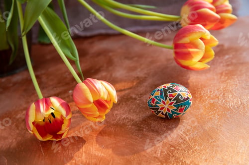 Preview: Ukrainian Pysanka. Easter egg.
